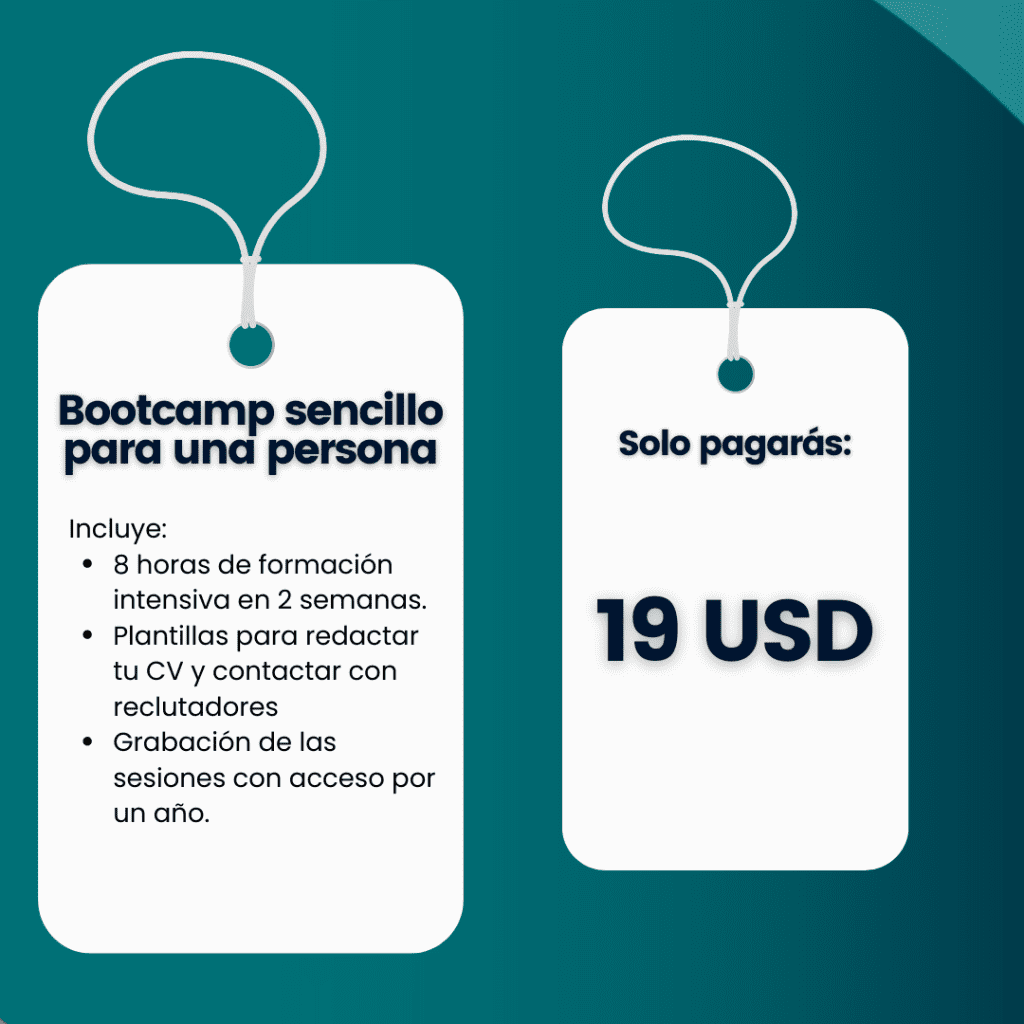 Bootcamp sencillo para una persona